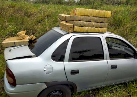 Após acidente de trânsito, traficante é preso com mais de 480 kg de maconha na BR-376 em Ivinhema
